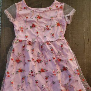 Little girls floral print dress